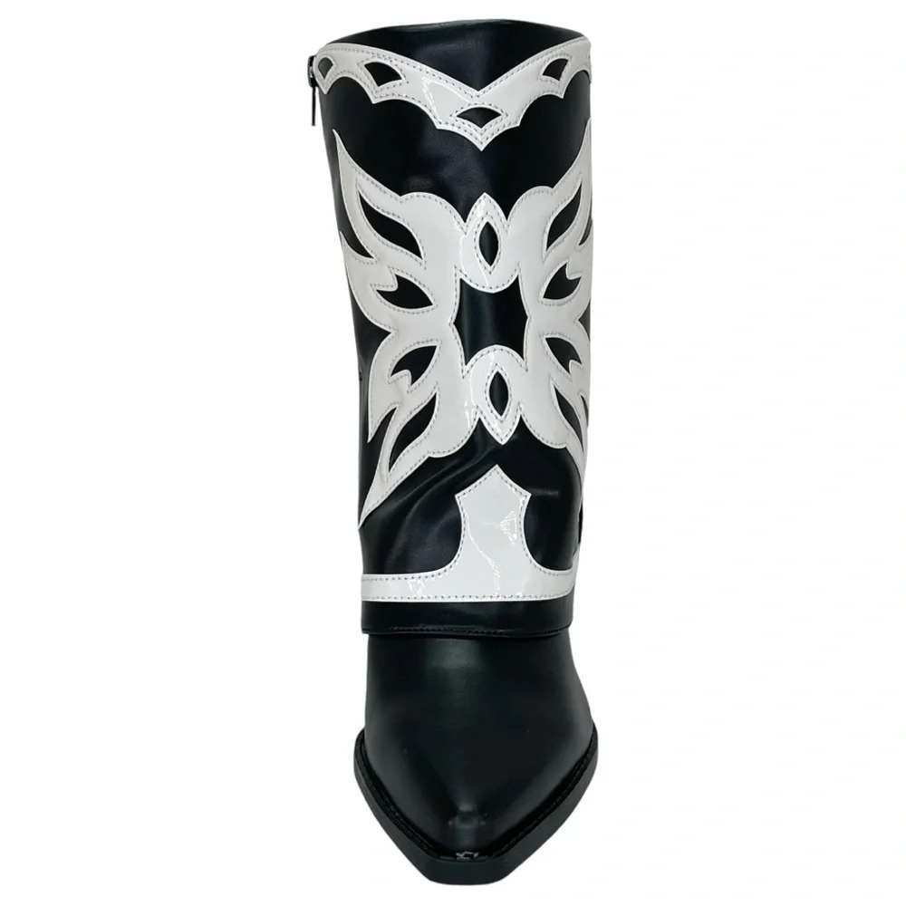 International Concepts Jadiza Western Style Over Ankle Womens Boots Size 7M - Picture 7 of 13